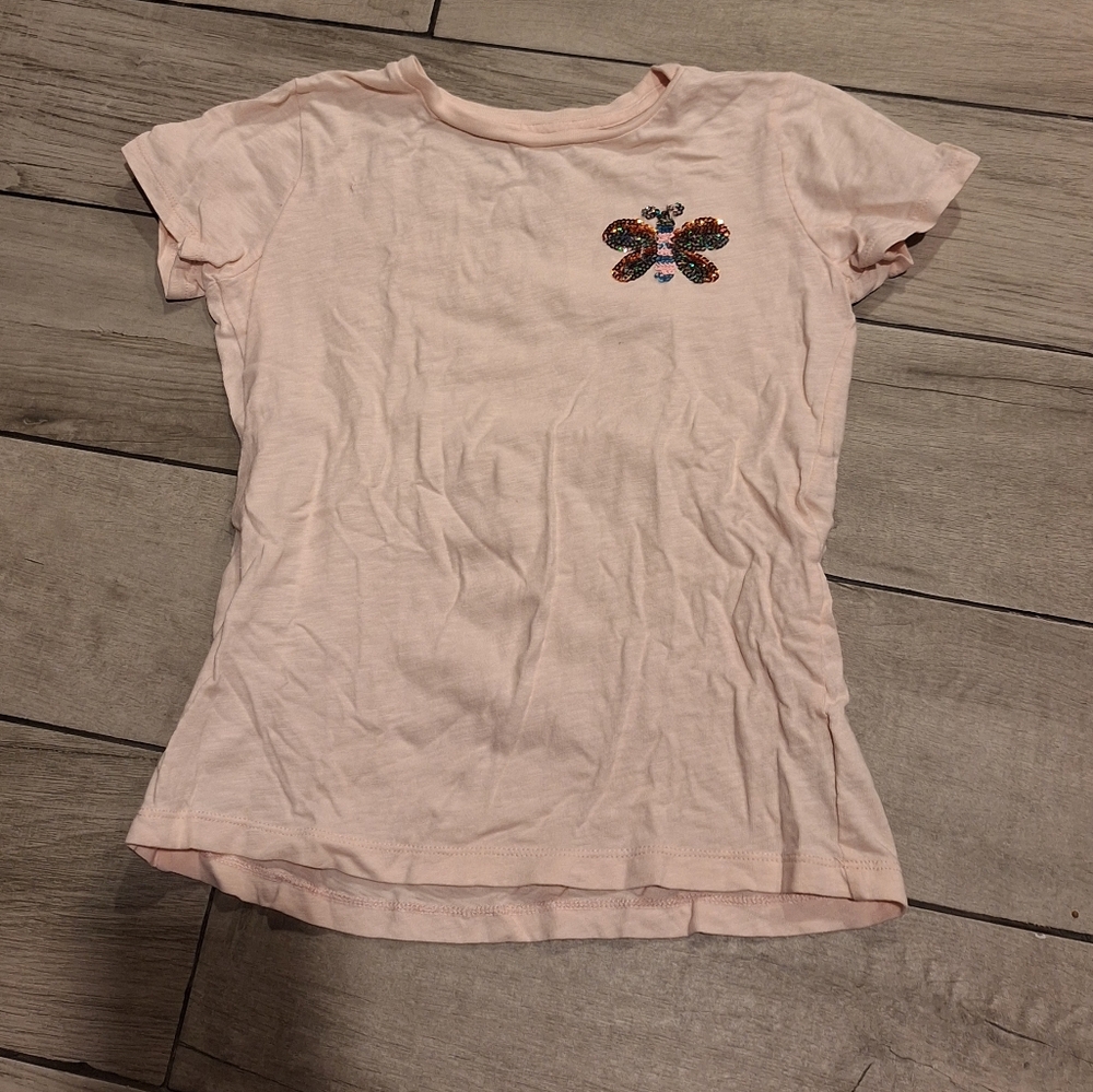 🍁Crewcuts Butterfly Sequin Tee🐯